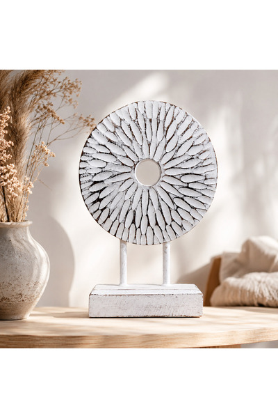 Disini Decoratiune din lemn pictata manual Flower of Life, XL