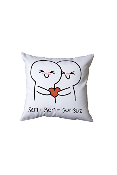 Beramussa You Are Infinite Love Design Pillow, Funny Gift