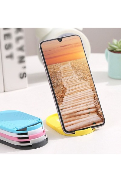 WOTOBEUS Cep telefonu standı taşınabilir katlanabilir masaüstü cep telefonu t...