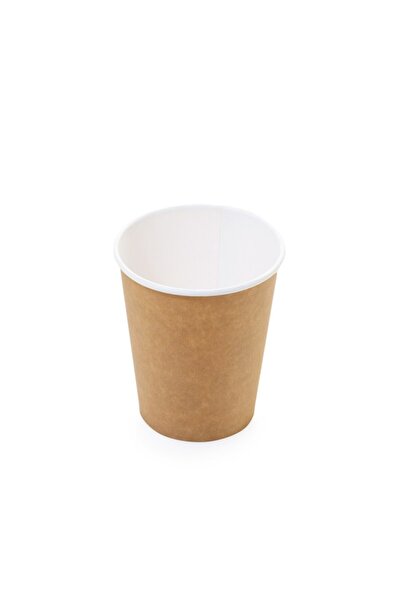 OEM Pahare din hârtie kraft cu perete simplu, 250ml/9oz, CUP 250C (1000 bucăți)