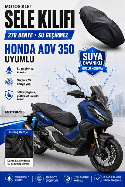 Motobros Husa scaun motocicletei pentru Honda ADV 350, compatibila, impermeab...