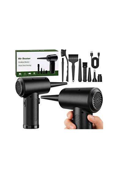 LEAN Suflantă electrică cu accesorii, neagră, 68 W, 29291