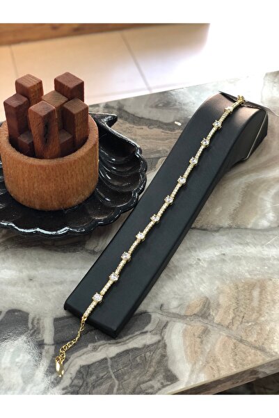 VLDORO D'Oro Xuping Steel Point Stone Linear Women's Bracelet -