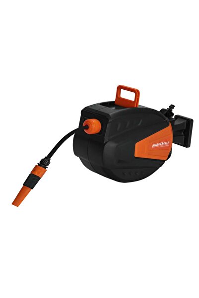 Kraft&dele Tambur retractabil pentru furtun de grădină, 10 m + 1 m, 5/16 ", K...