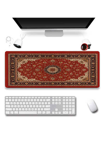 SonicTouch Keyboard Mousepad 40X90Cm Anatolian Motif Seamless Smooth Liquid-P...