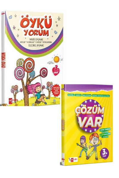 Artı Eğitim Yayınları ARTI EĞİTİM 3SINIF ÇÖZÜM VAR +3 SINIF ÖYKÜ YORUM TIMMS ...