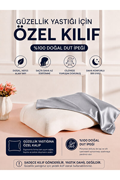silkwormlife Siva, 100% svilena zamenska jastučnica od dudove svile za Beauty...