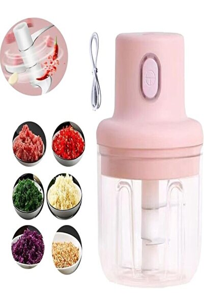 Twinkle Mart Wireless Food Chopper: USB Rechargeable Mini Electric Garlic Veg...