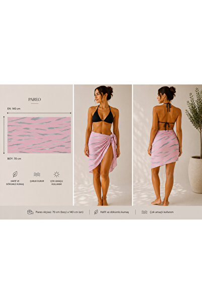 Glowear Atelier Mixed Patterned Colorful Pareo