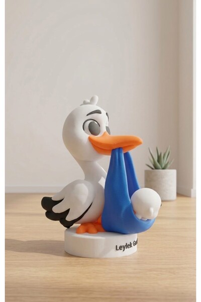 LEYLEK GETİRDİ BEBEK HEDİYELİĞİ (ERKEK)