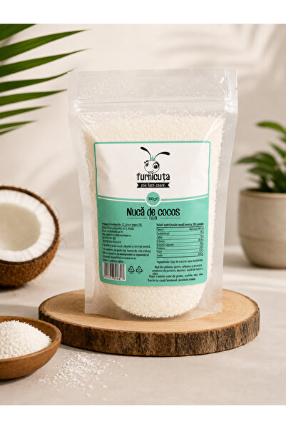 Furnicuta Fulgi Nucă de Cocos Deshidratată 100g, Furnicuța, pentru Patiserie ...