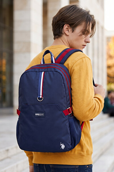 U.S. Polo Assn. حقيبة ظهر مدرسية للجنسين من US Polo Assn PLCAN 24093-24094-24...