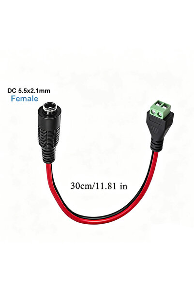 Choice3 5521 Female-1pcs DC 5.5mmx2.1mm Screw Terminal Block Adapter Power Ex...