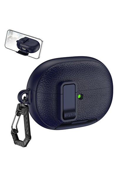 Choice3 Blue Earphone Protective Case for FreeBuds Pro 5 PU Leather Case with...