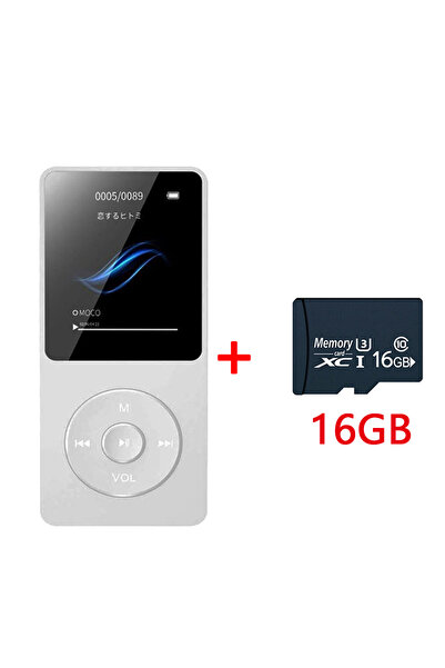 Choice10 White 16GB Card Mini Portable MP3 Player HiFi Music Walkman Bluetoot...