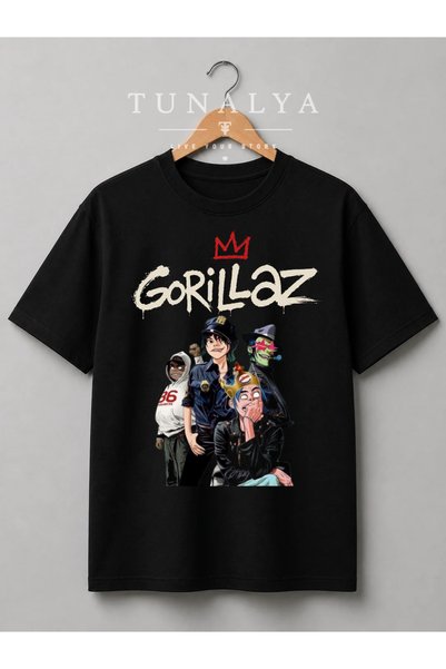 Grafftee Clothing Tunalya Gorillaz Original Design Premium Printed Unisex Cot...
