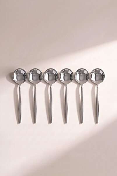 Perotti Lyon Stainless Steel 6-Piece Dessert Spoon Set