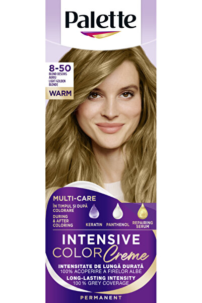 Palette Cremă colorantă intensivă 8-50, Blond deschis auriu, 110 ml