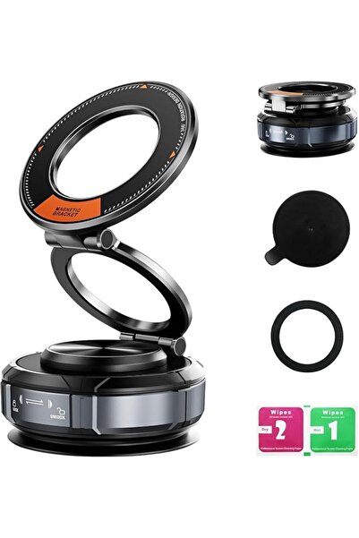 Generic Magnetic Phone Holder for Car, 360° Adjustable Vacuum Suction Cup Pho...