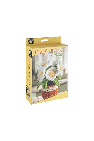 Craft Sensations Κιτ DIY για Πλεκτή Γλάστρα Μαργαρίτα με Βελονάκι CraftID CR1...