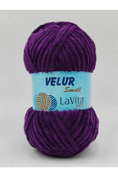 LaVita Yarn LaVita Velur Small Kadife El Örgü İpi %100 Polyester 50gr (5103 MOR)