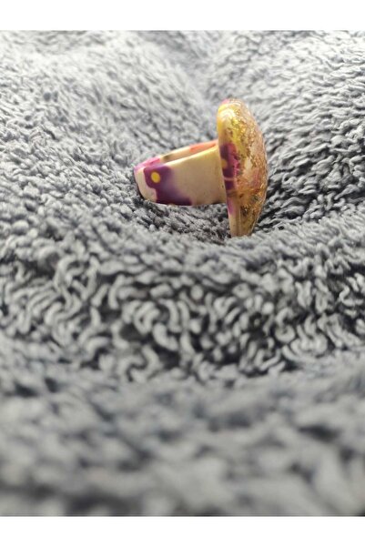 QF Patterned Colorful Design Ring
