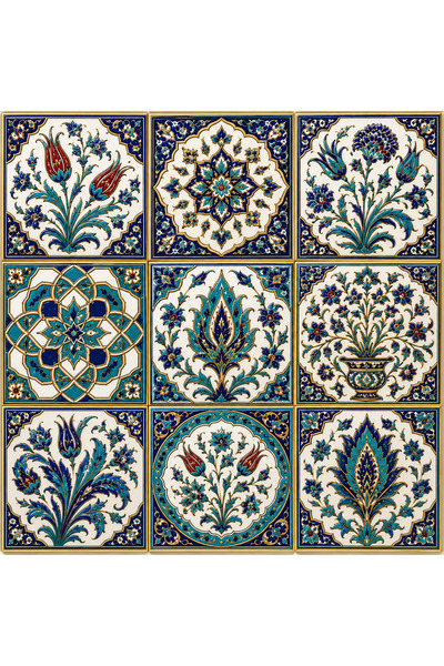 TELLGRAF مجموعة ملصقات ذات طابع فني تقليدي (21×30 سم، مجموعة واحدة)