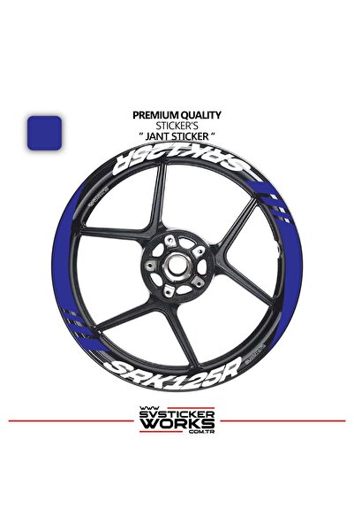 ARONA Rks srk125r wide rim cover sticker label model 16-piece set sticker hig...