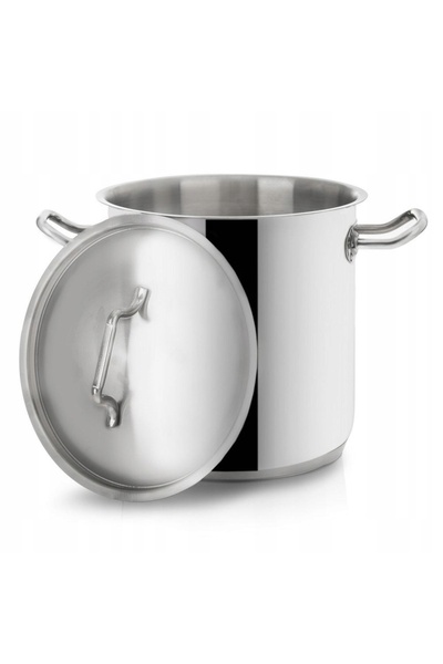 NO BRAND Oală ORION ANETT cu capac, din oțel inoxidabil, 24 cm, 11 L, PREMIUM...