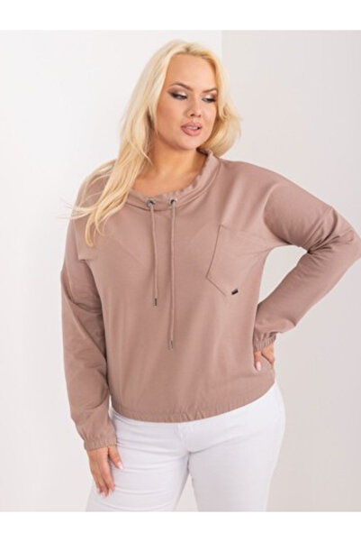 Relevance Bluza Dama, RELEVANCE, Bumbac, Maneca scurta, Maro deschis, model R...