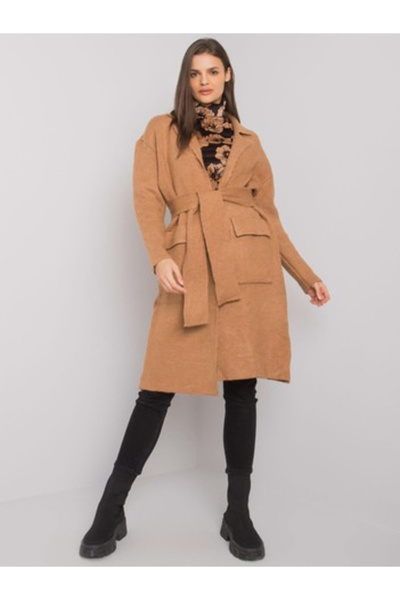 rue parıs Cardigan Dama, RUE PARIS, Acril, Maneca lunga, Camel, model LC-SW-8...