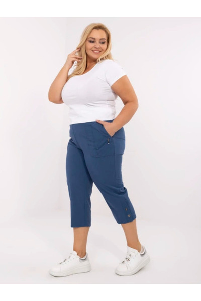 New Fashion Γυναικεία Παντελόνια, Νέα Μόδα, Πολυεστέρας, Σκούρο Μπλε, μοντέλο...