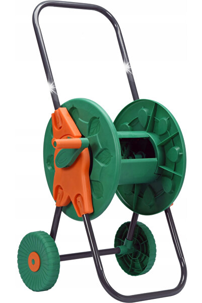 Flo Furtun de grădină pe cărucior, set tambur de înfășurare 1/2 50m