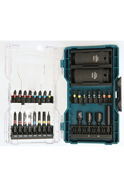 MAKİTAMİ SET DE BITOȘI ȘI ȘURUBELNIȚE 30 BUC. IMPACT BLACK E-07060 MAKITA