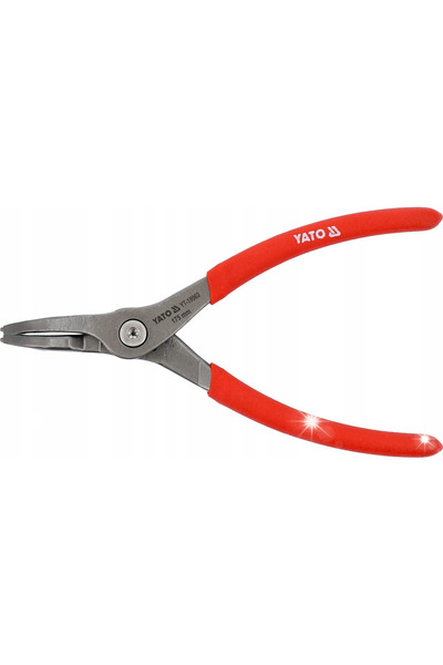 yato Clește pentru inele Seeger 19-60mm, curbat extern, 175mm