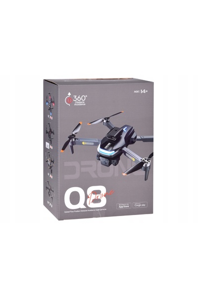 Jokomisiada Dronă Quadricopter zburătoare, model telecomandat, pliabil + tele...