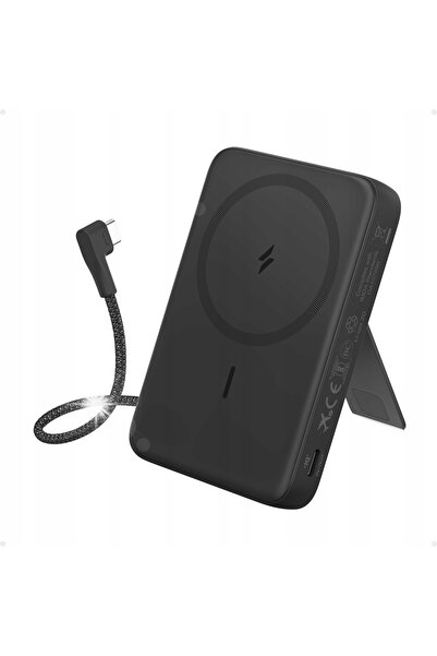 Anker POWERBANK ZOLO 10000 MAH USB CU CABLU USB-C ȘI LIGHTNING INTEGRATE