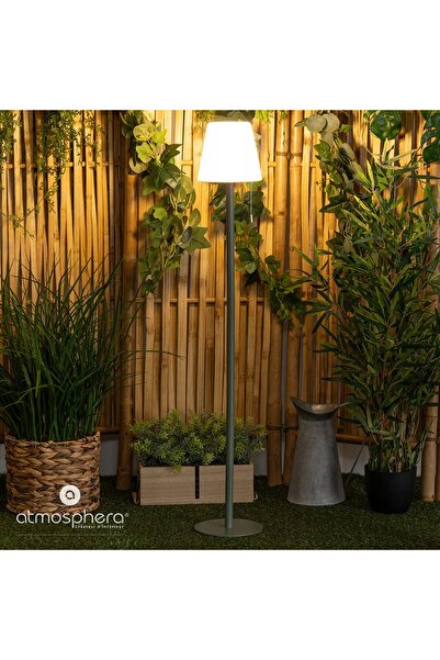 Atmosphera Lampă de grădină verticală, înălțime 108 cm, lampă cu abajur USB p...