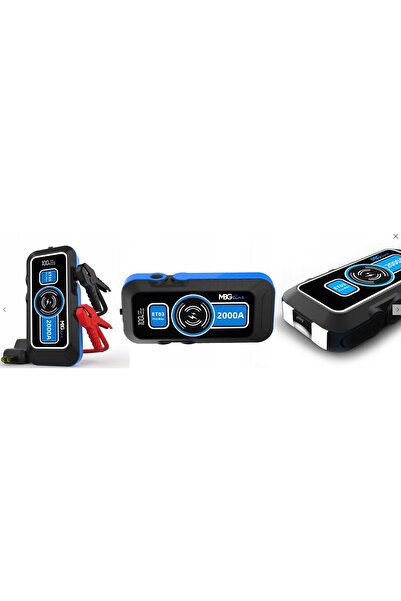 MBG line Mocny Demaror Auto 59.2Wh Powerbank 16000mAh QC3.0 Funcție de Pornir...