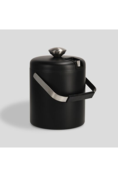 NO BRAND Recipient negru pentru gheață, găleată pentru gheață, recipient frig...
