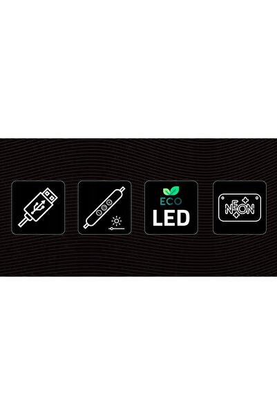 MANTA LED neon pentru perete, neonuri pentru cameră, PAD, DIMMER, LAMPĂ de no...
