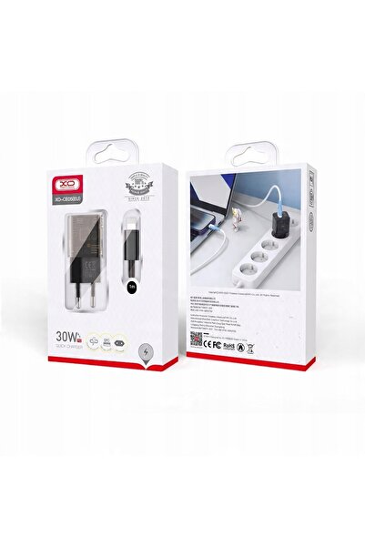 Xo Încărcător de rețea USB-C 3A 30W + iPhone Lightning