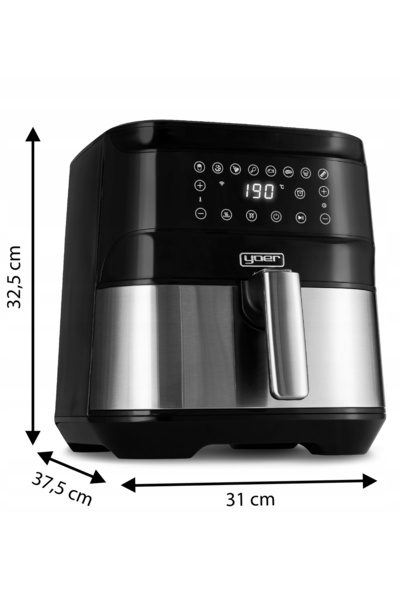 Yoer Friteuză cu aer cald 4 în 1 +WiFi 6L 1700W +Programator