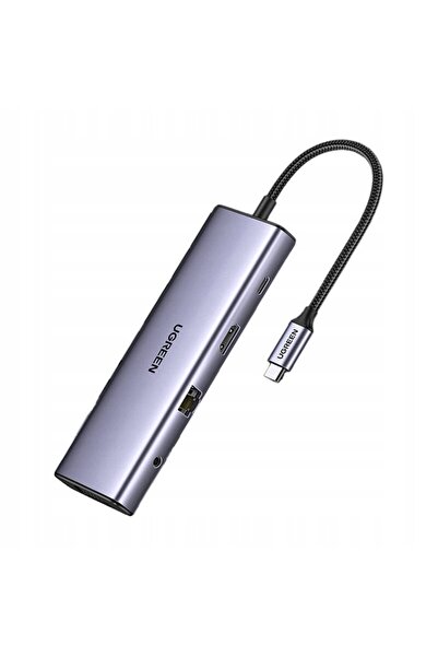 NO BRAND ADAPTOR HUB 10W1 USB-C / 3XUSB-A 3.0, HDMI, VGA, RJ45, SD/TF, AUX3.5...