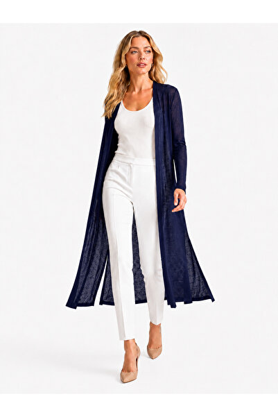 Neden Tekstil Long Thin Knitwear Cardigan Straight Cut Seasonal Loose Cardiga...
