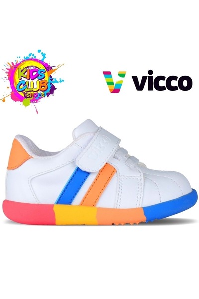 Vicco Heika Orthopedic First Step Baby Kids Sports Shoes White