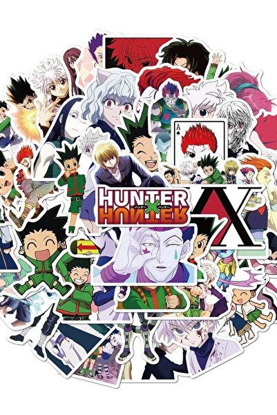 Generic 50 Pieces Hunter Cartoon Graffiti Stickers 12 x 12 x 1cm, Anime Hunte...