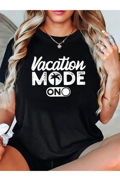KYMC07 Women's ON T-Shirt Short Sleeve Crew Neck Summer Top with " MODE Only"...