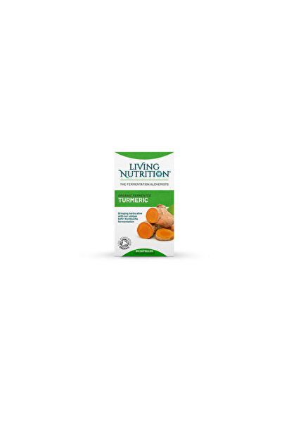 Living Nutrition Fermented Turmeric 600mg Full Spectrum 60cps