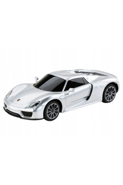 Rastar Mașină sport RC 1:24 cu telecomandă Porsche 918 Spyder Argintie